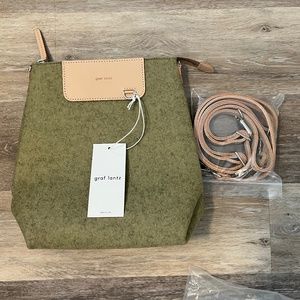 Graf Lantz Bedford Merino Wool Backpack BRAND NEW WITH TAGS Sage/Natural